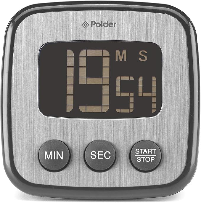 Polder Digital Kitchen Timer - Black