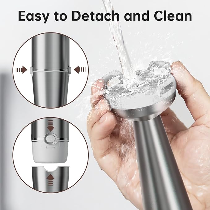 Turelar Immersion Blender Handheld Corded, 1100W 5 in 1 Hand Blender Set | Trigger Variable Speed, Emulsion Stick Mixer with Food Processor, Whisk, Frother, for Soup, Puree, Baby Food, Anti-scratch