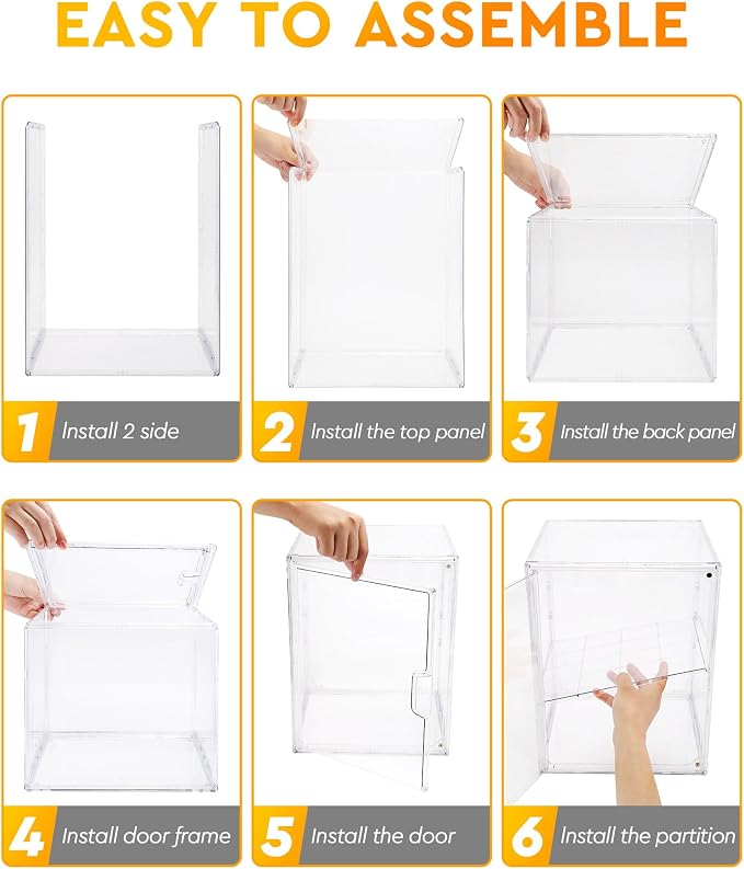 Pastry Display Case,Bread Box for Kitchen Countertop,4-Layer Adjustable BreadBox, Large Capacity Bread Box for Home-baked Breads,Muffins,Bagel Storage Container, Bread Holder 1-Pack