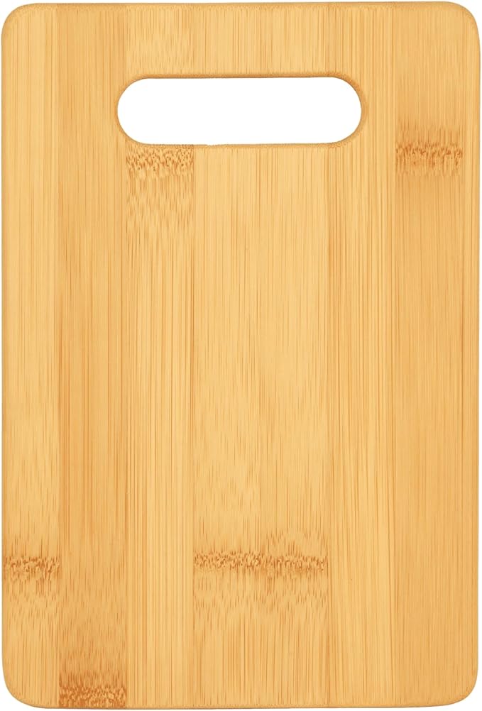 Handcrafted Bamboo Cutting Board – Genuine U.S.A. Made, Multiple Sizes – Premium Bamboo Wood, Perfect for Kitchen Prep or Personalized Engraved Gifts (Small)