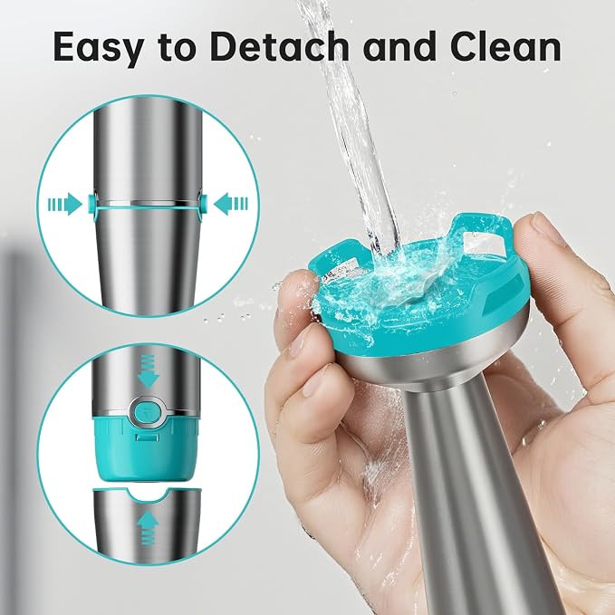Turelar Immersion Blender Handheld 5 in 1 Hand Blender Set 1100W Heavy Duty | Trigger Variable Speed, Emulsion Stick Mixer with Food Processor, Whisk, Frother, for Soup, Puree, Baby Food, Anti-scratch