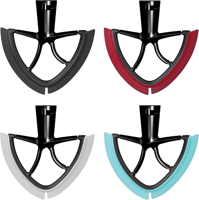 New Metro Design Beater Blade Metal TH-M Compatible with KitchenAid 4.5-5 Qt Tilt-head Stand Mixer, Black