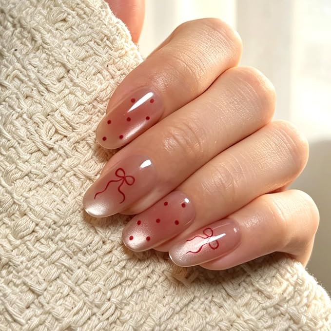 6 Packs (144 Pcs) | Reusable Press on Nails | 6-Style Bundle | 12 Sizes | Each Style 24 Pcs | Soft Neutral & Autumnal