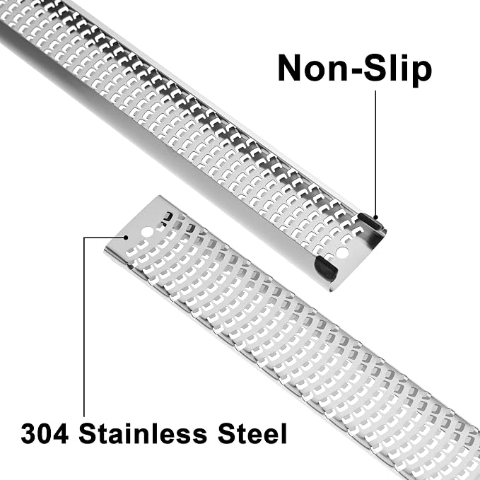 8-Inch Lemon Zester & Cheese Grater, 18/8 Stainless Steel, Orange | Fine 18/8 Stainless Steel Blade for Citrus, Parmesan, Ginger and Garlic, Soft Non-slip Handle, Cover, Dishwasher Safe