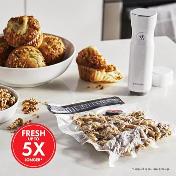 ZWILLING Fresh & Save 10-pc Vacuum Sealer Bags, Sous Vide Bags, Meal Prep - Small