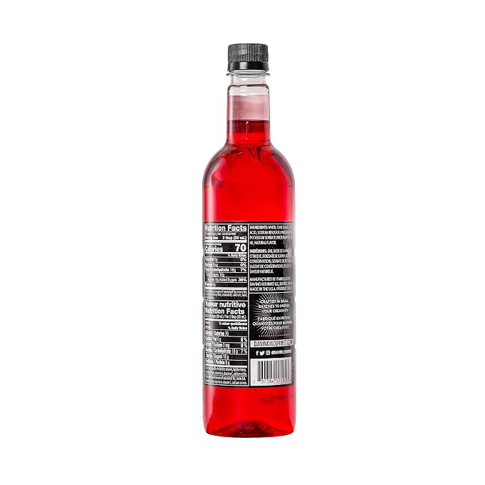 DaVinci Gourmet Classic Strawberry Syrup, 25.4 Fluid Ounces, Kosher, 1 Count