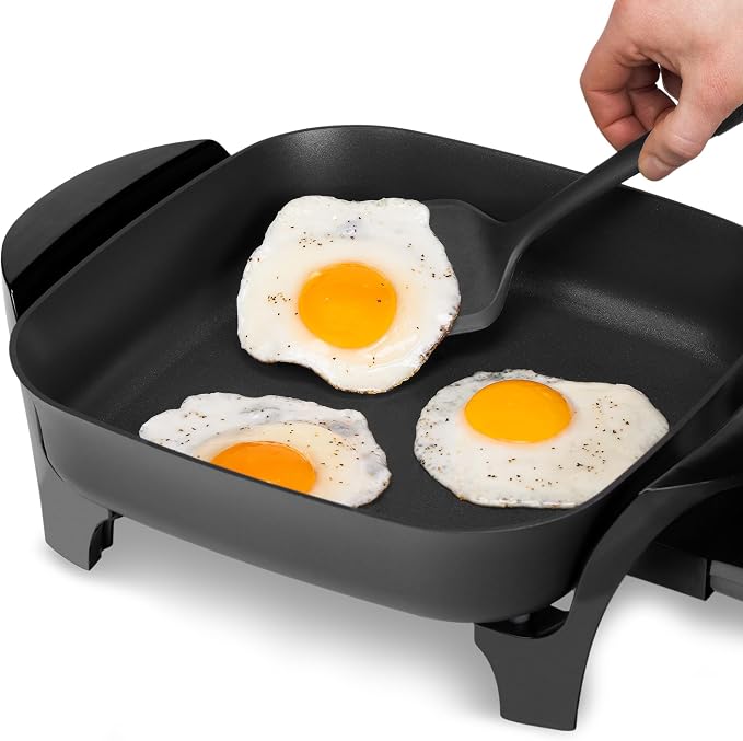 Presto 06620 11-Inch Electric Skillet,Black/White (Pack of 3)