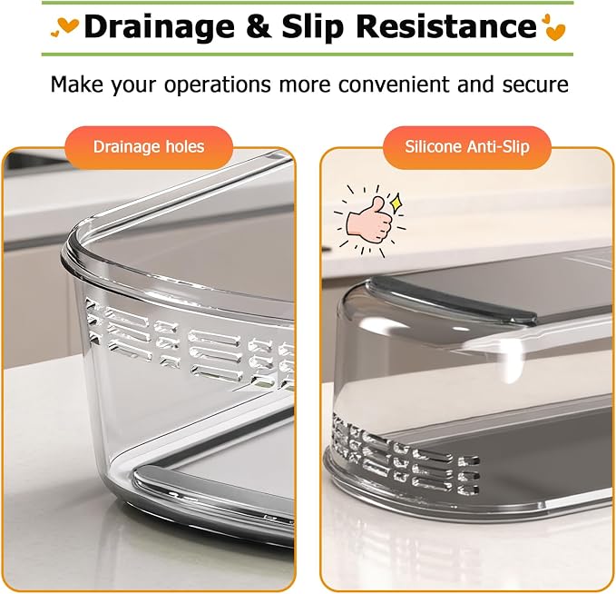 15 in 1 Vegetable Chopper with Container and Stainless Steel Blades | For onions, potatoes and vegetables. Large 1.5L container with drain basket for convenient washing and meal preparation.