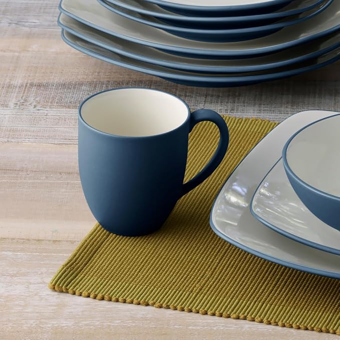 Noritake Colorwave Blue 4-Piece Coupe Place Setting, Service for 1