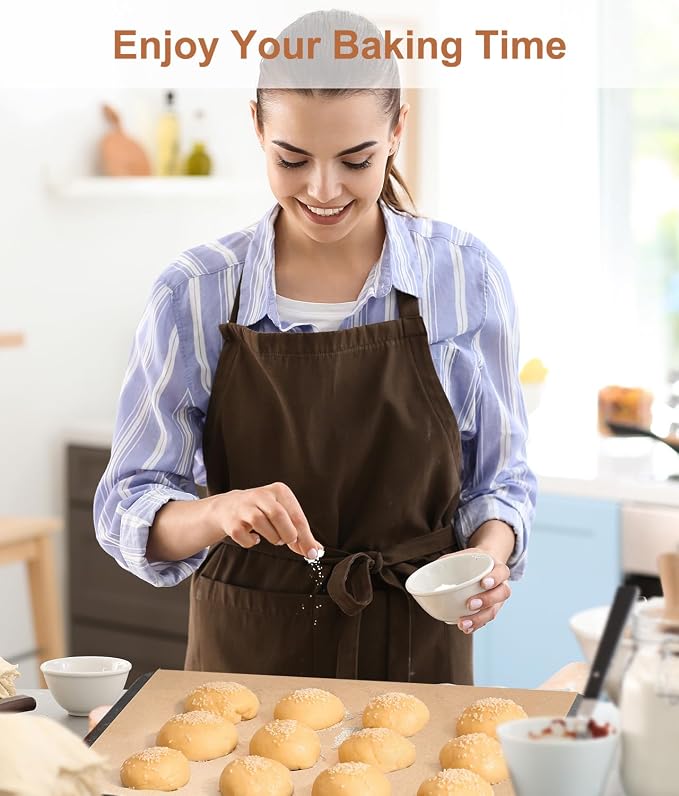 Parchment Paper Sheets 12x16 Inch – 200Pcs Precut Unbleached Half Sheet Baking Paper, Plant-Based Silicone Oil Coating, Non-Stick Paper Liner for Oven, Cookies, Bread, Roasting & Large Batch Baking