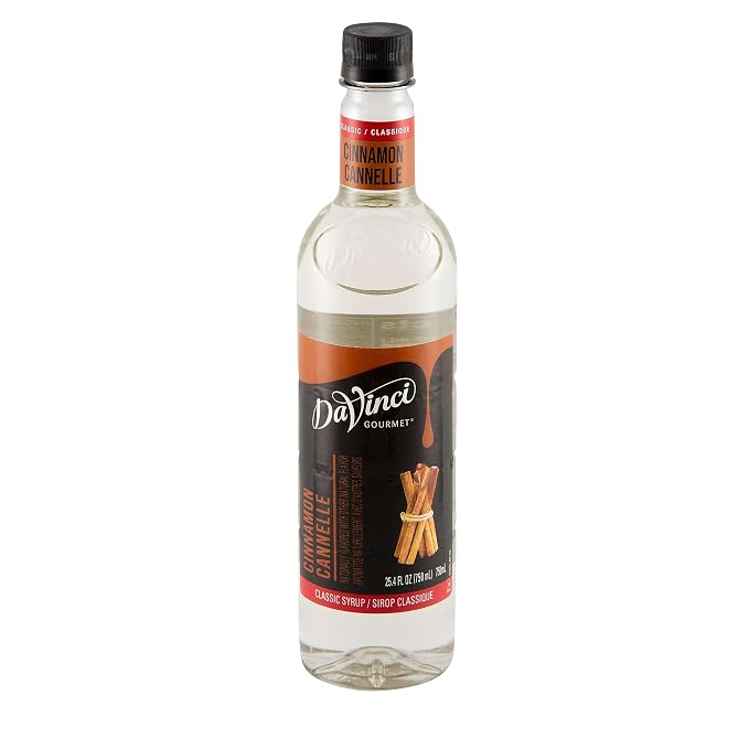 DaVinci Gourmet Classic Cinnamon Syrup, 25.4 Fluid Ounces (Pack of 4)
