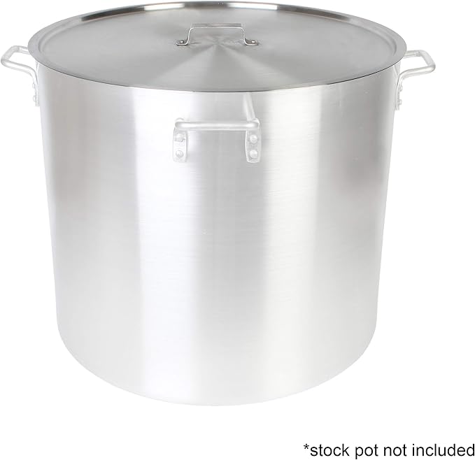 Thunder Group Stock Pot Lid, 200 Quart, Silver