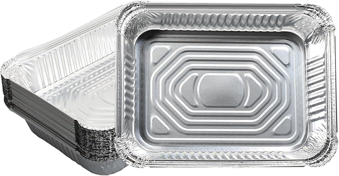 25302145 Foil Grease Tray Replacement Parts for Charbroil Bistro Pro 25302146 25302161 Electric Grill Parts, Aluminum Disposable Drip Pan Liners for Charbroil Bistro Pro Gas Grills, 20 Packs