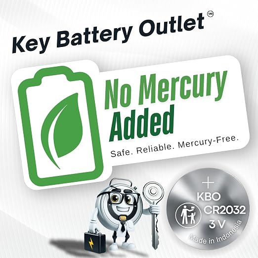 Meat Thermometer Battery Replacement Kit (2-Pack) CR2032 - Compatible with Most Brands - Coin Cell Battery for Meat Thermometers