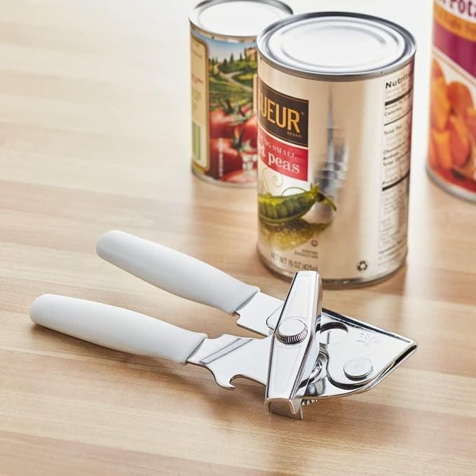 Swing-A-Way Portable Can Opener - WhiteBlack, Set of 2