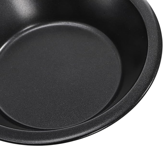 10 Pieces Mini Pie Pans, 5 Inch Individual Small Round Cake Pan, Reusable Nonstick Carbon Steel Pie Tins for Oven and Instant Pot Baking Chicken Pot Pies, Quiches, Fruit Pies