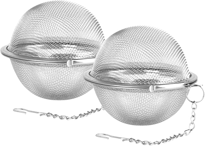 2pcs Stainless Steel Mesh Tea Ball 2.7 inches Tea Strainers | Teas Infuser Strainer Filters for Teas
