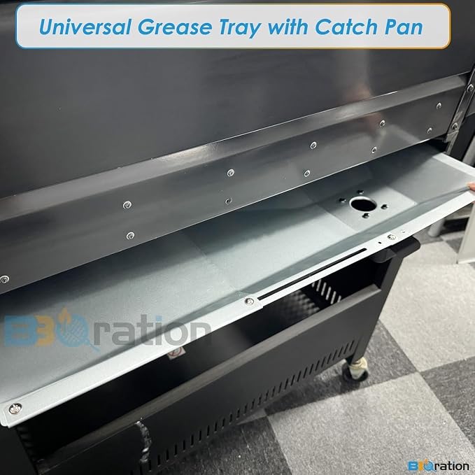 Universal Grease Tray, Catch Pan and Disposable Drip Pan for 3/4/5/6 Burner | Replacement Parts for Nexgrill 720-0830H 720-0882A, Charbroil, Dyna Glo, Kenmore Gas Grill