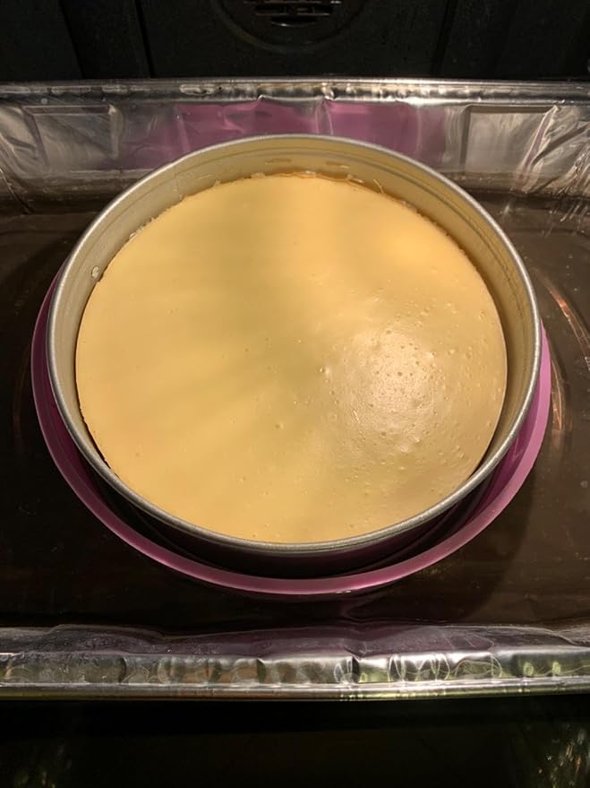 Springform Pan Protector for 7.5 inch and 8 inch Springform Pan Round Cheesecake Pan Silicone Baking Pan Accessories Preventing Water from Entering the Springform Pan