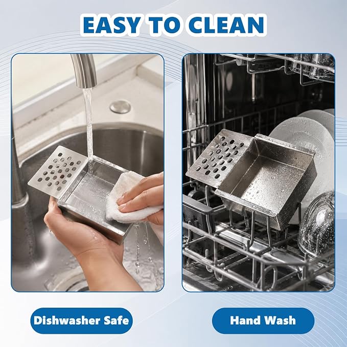 Grease Catch Pan & 10 Liners for Electactic G31PRO, Stainless Steel | Grease Tray Replacement Grease Pan with 10-Pack Aluminum Drip Pans Liner, Heat-resistant, Leak-proof