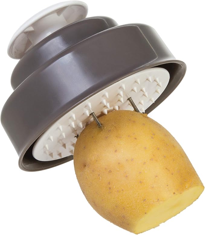 PL8 Professional Mandoline - Versatile Slicer with Adjustable Straight, Waffle, and Julienne Blades, Extra-Wide Stainless Steel Deck, Safety Hand Guard, Non-Skid Feet, and Space-Saving Design | Versatile Slicer with Extra-Wide Stainless Steel Deck, Saf...
