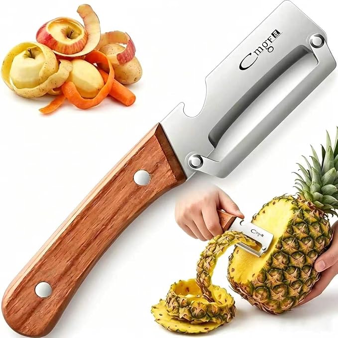 Veggie Peelers for Kitchen,Effortless Peeling,Elite Potato Vegetable Peeler | Multifunctional Sharp Stainless Steel Blade Zero Flex Snag Peelers for Apple Carrot Cucumber Pumpkin Papaya Cheese Cabbage