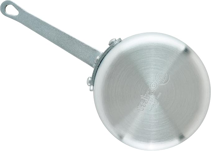 Winco 1 1/2 qt Heavy-Duty Tapered Aluminum Sauce Pan | Great for Cooking, Food Preparation and Restaurant Kitchens