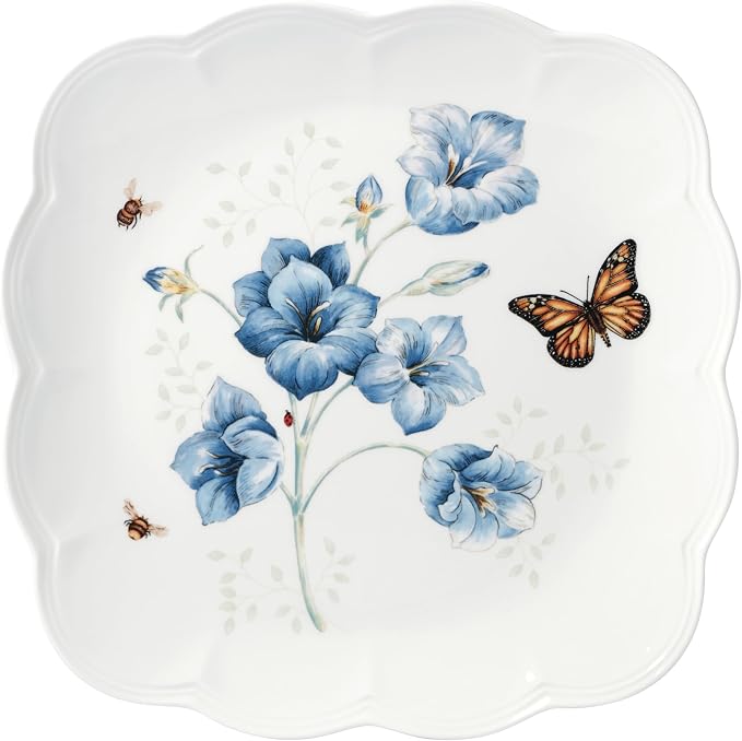Lenox 894309 Butterfly Meadow Square 4-Piece Dinner Plates