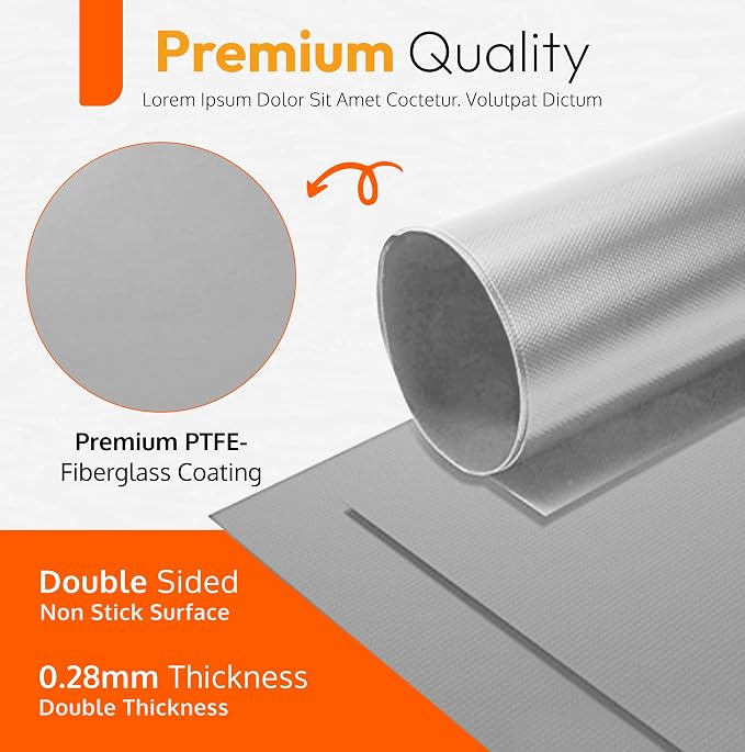 Oven Liners for Bottom of Oven - 17"x 25" Large Heavy Duty Non-Stick 2 Pack | Resistant to 500°F, BPA & PFOA Free, Reusable, Fits Electric, Gas, Toaster, Microwave Ovens & Grills, Spill Guard, Silver