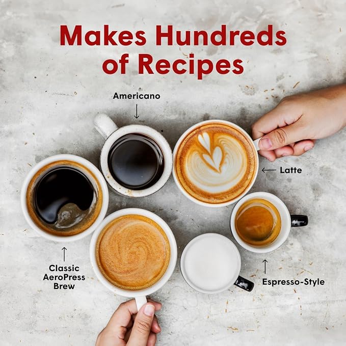 AeroPress Go Plus Portable Coffee Maker Kit, Pink | Small, Travel, Camping & Office, All-in-One French Press, Pour-Over & Espresso-Style Manual Brewer