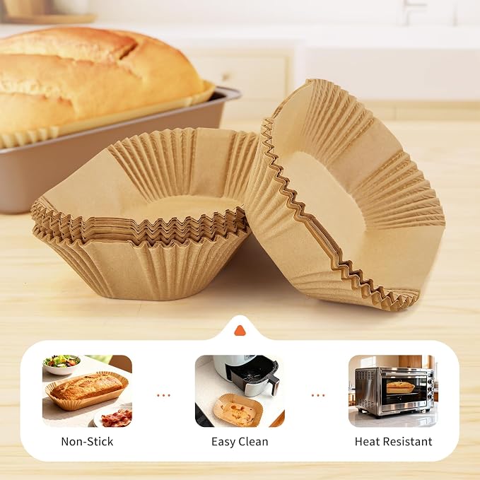 Loaf Pan Liners,320pcs Bread Pan Liners for Baking 9x5inch,Loaf Pans Parchment Liners,Non-Stick Disposable Parchment Paper for Loaf Pans