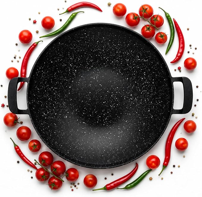 Discada Bbq Cooking Disc Disco Cooker Comal Mexican Frying Skillet Cowboy Wok Comal Pan Disk Bowl Grill Plate Non Stick Nonstick for Camping Picnic Indoor Outdoor Round Stove Top
