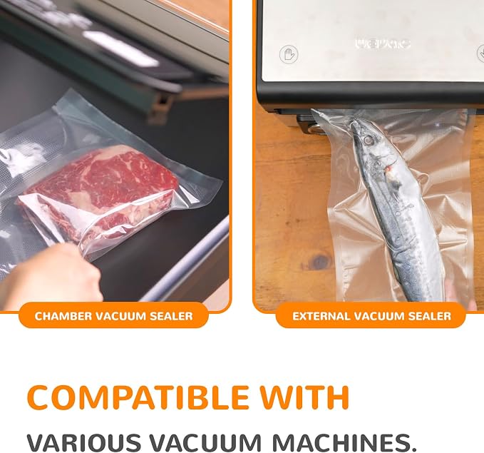 Wevac Vacuum Sealer Bags for Food, 6" x 150' Roll with Cutter Box, BPA Free | Commercial Grade, Heavy Duty, Freezer Safe, Sous Vide, Storage, Meal Prep, Cut-to-Size, Compatible with FoodSaver Sealers
