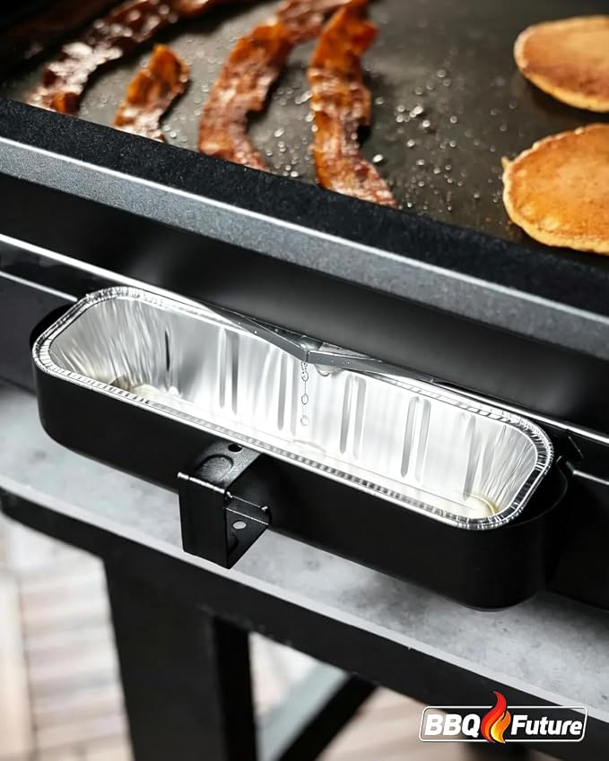 Grease Cup Liners for Blackstone 8001 22" Electric Griddle, Aluminum Foil Drip Pan for Blackstone E-Series 22&17 Inch 8001 8003 8000 8005 Grill Accessories Disposable Rear Grease Catcher Tray, 10-Pack
