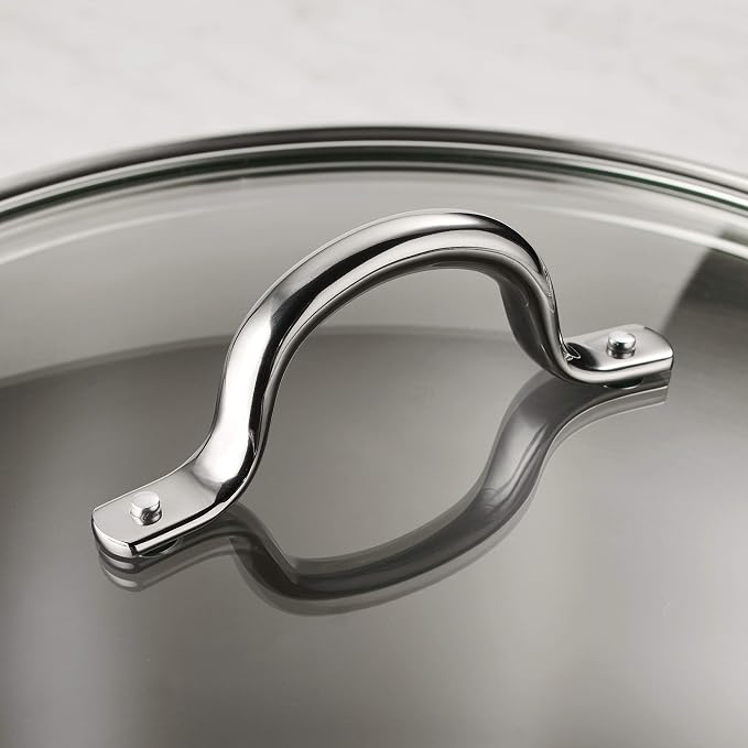Tramontina 16-Quart Stainless Steel Stock Pot with Lid | Large Pasta Pot for Soups and Stews, Oven & Dishwasher Safe