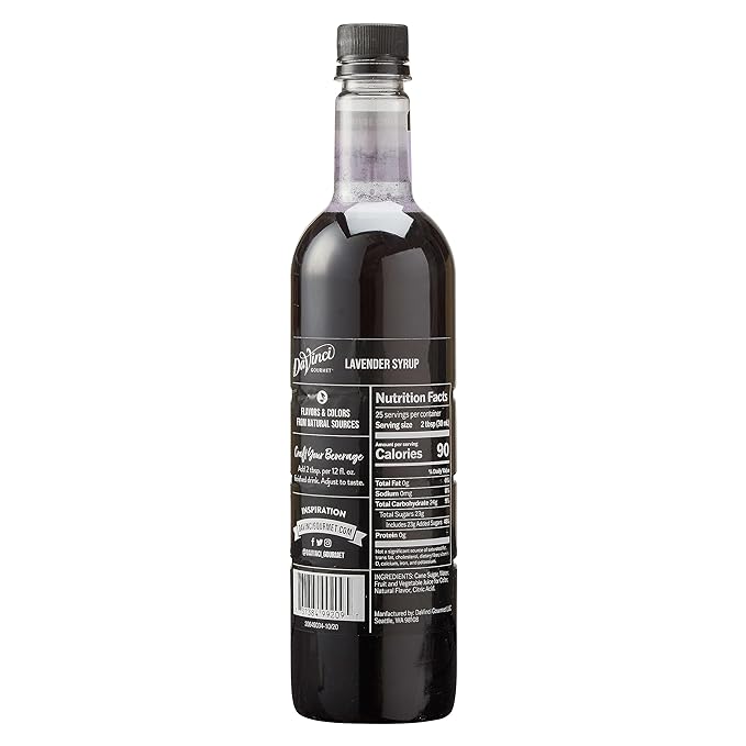 DaVinci Gourmet Lavender Syrup, 25.4 Fluid Ounces (Pack of 4)
