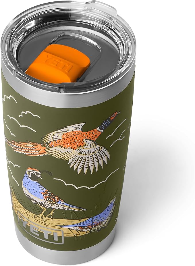 YETI Rambler 20 oz Stainless Steel Vacuum Insulated Tumbler w/MagSlider Lid