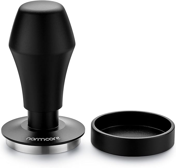 Normcore 51mm Espresso Tamper - Spring-loaded Tamper – Barista Tools - Barista Coffee Tamper with Anodized Aluminum Tamper Stand Holder – Stainless Steel Flat Base