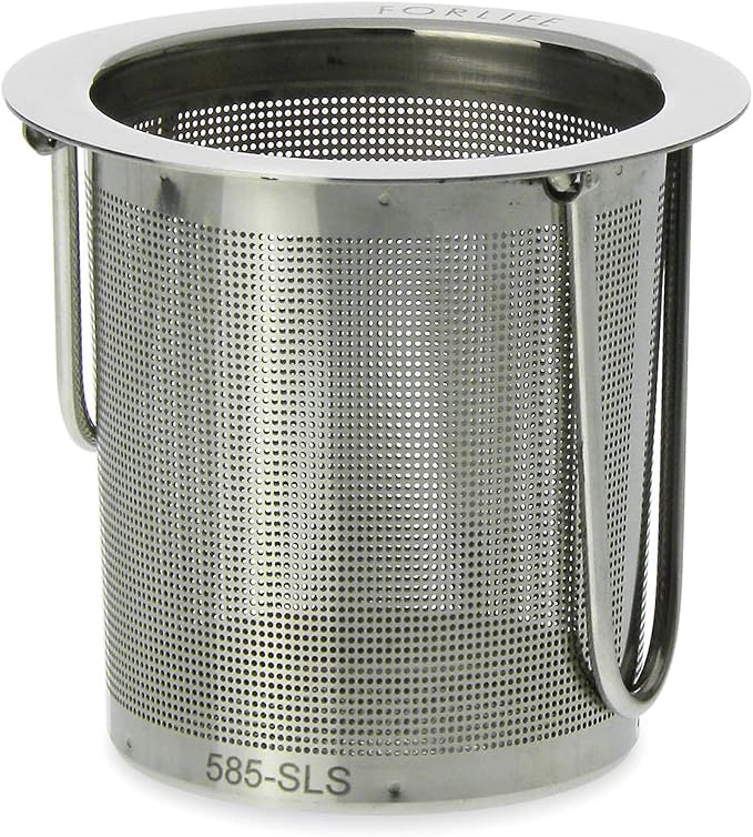 FORLIFE Stainless Folding Handle Tea Infuser with Carrying Case