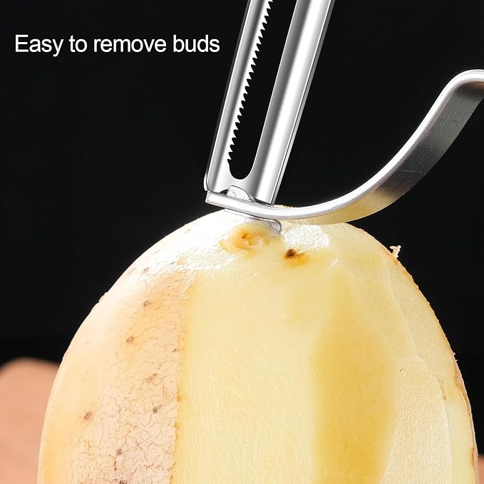 Cabbage Peeler for Kitchen, 3.54-inch Wide-Mouth | Ergonomic Non-Slip Handle, Sharp stainless steel knives are durable and long-lasting, Sharp for Veggie, Fruit, Potato, Carrot