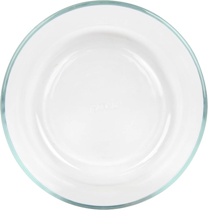 Pyrex 7203 Glass Bowls & 7402-PC Cadet Blue Lids (2-Pack) - Made in USA | BPA-Free Plastic | Top-Rack Dishwasher Safe | Refrigerator & Freezer Safe | Leak-Resistant Design | Resists Stains & Odors