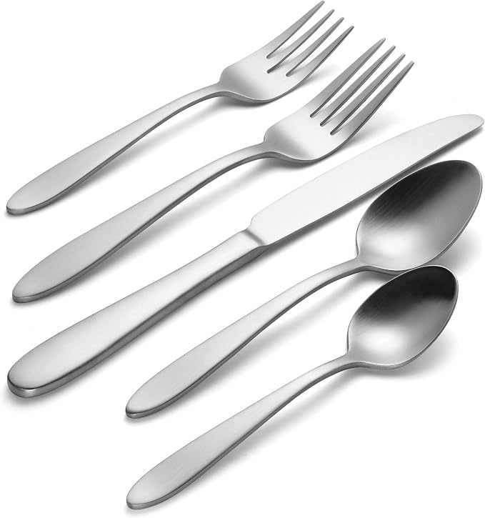 Oneida 895998 Mooncrest Satin 20 Piece Everyday Flatware Set (Pack of 3)