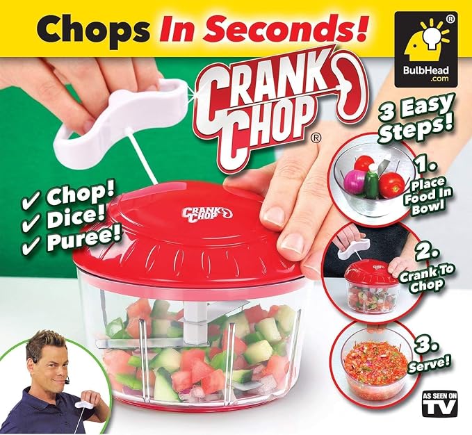 Food Chopper & Processor, Dice Vegetables, Garlic, Onions | Vegetables, Onion, Garlic, Perfect for Homemade Salsa