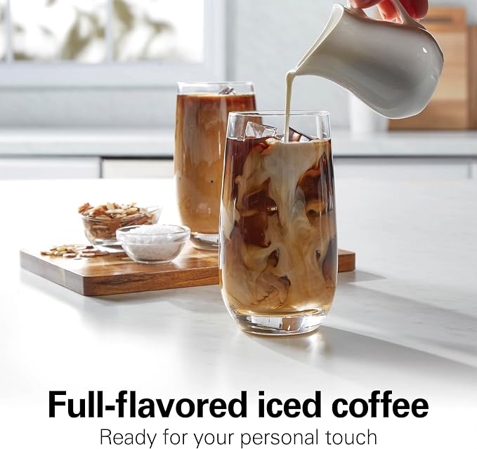 Hamilton Beach 2-Way Drip Coffee Maker & Single Serve Coffee Machine | Hot & Iced Coffee Maker| 12 Cup Glass Carafe| AquaFlow Showerhead | Auto Pause & Pour | Black |47500J