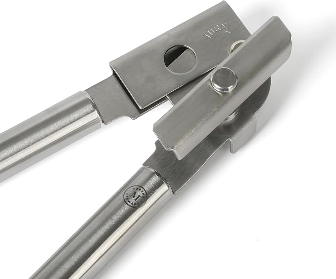 Martha Stewart Sprucedale Stainless Steel Heavy Duty Can Opener – Durable and Easy-to-Use Manual Kitchen Tool for Effortless Opening