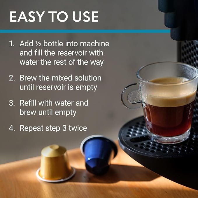 IMPRESA Coffee Machine Descaler, 2-Pack (1-Year Supply) Universal Descaling | Solution for Keurig, Nespresso, Breville, De’Longhi, Jura & Ninja – Coffee Maker Cleaner and Limescale Remover – Made in USA