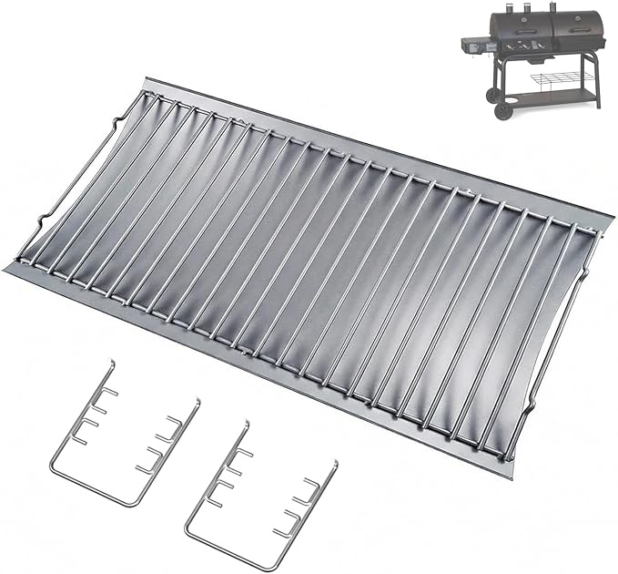 20" Ash Pan for Chargriller 5050, 5650, 5072, 2123, 2223, 2823, Ashpan for Char Griller Replacement Parts Charcoal Tray for Chargriller 200157 Ash Drip Pan, Grill Parts for Char- griller Parts 5050