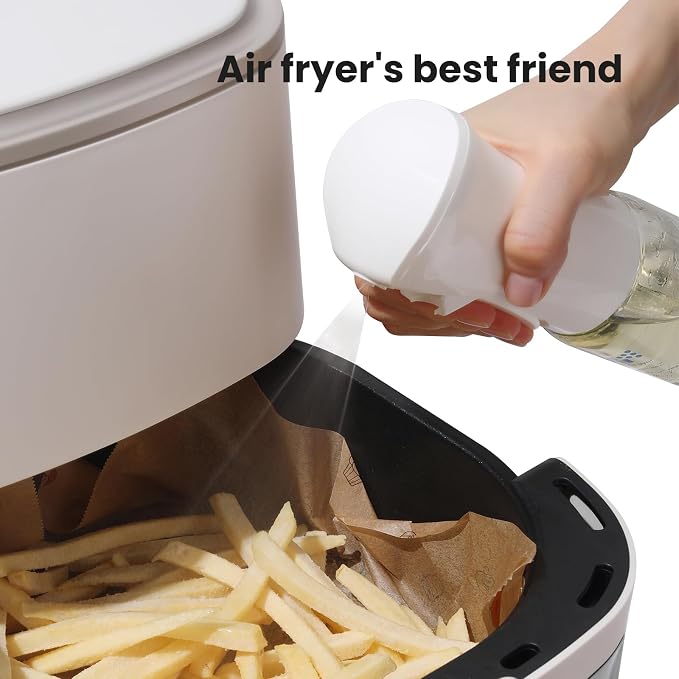 oil spray 200ml PET food grade bottle Fine Mist Spray Bottle for Air Fryer, Olive Oil, Healthy Nonstick Frying, Commercial & Home Kitchen Use (200ml PET bottle 998)