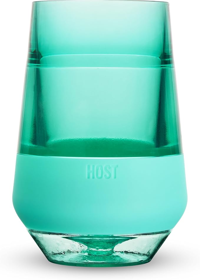 Host Freeze XL Cooling Cup in Double Walled Insulated Freezable Drink Chilling Tumbler with Freezing Gel, 12 Ounces - Set of 4 Vivid Tinted