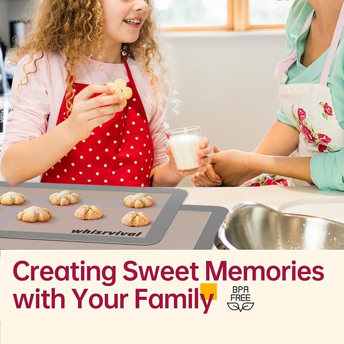 4 Pcs Silicone Baking Mat Fits Small Quarter Sheet Pans | Reusable Liners For Nonstick Baking, Easy Cleanup, For Cookies, Veggies And Pastry, Grey